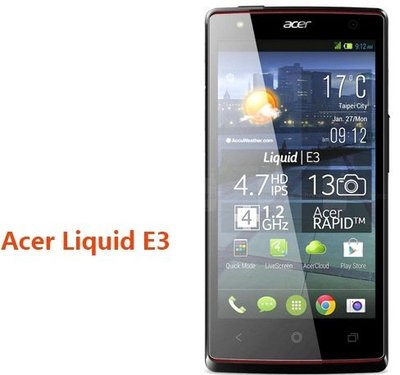 宏基 ACER Liquid E3 高清透明耐磨、耐括保護膜 頂級螢幕保護貼