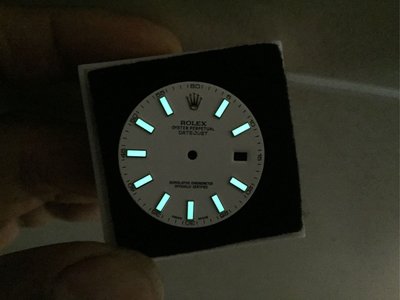 ROLEX 現代款原裝白面五進位面盤 date just 2(116300,116334)41mm鋼錶款適用