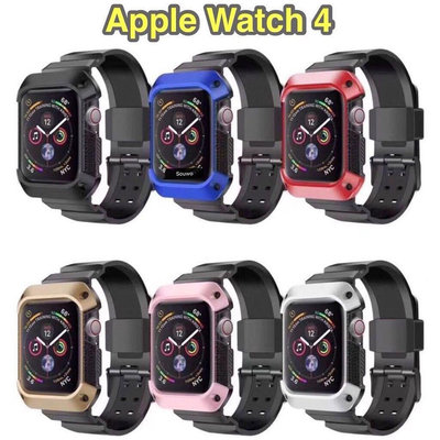 全方位防護 apple watch6 5 4系列se錶帶 40mm 42mm一體as【飛女洋裝】
