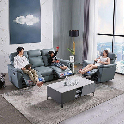 線下同款 芝華仕頭等艙現代簡約布藝功能組合沙發躺椅小戶型50715現貨~特價