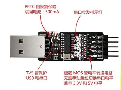 [芸庭樹工作室] USB轉串口 ESP8266/ESP32下載器 自動ISP CH340 Lua STM32 STC