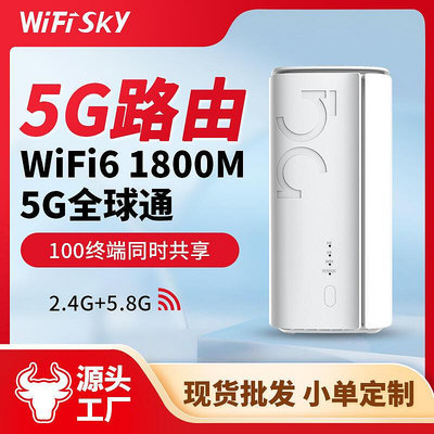 【快速出貨】SKY 5G CPE移動路由器插卡上網 全千兆網口6