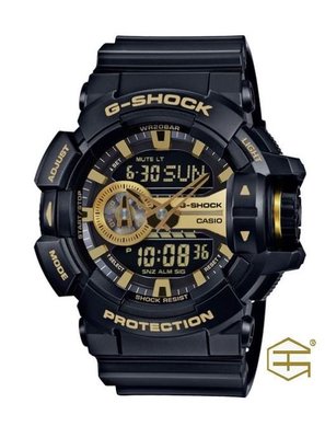 【天龜】CASIO G SHOCK 雙顯 抗震運動雙顯錶 GA-400GB-1A9