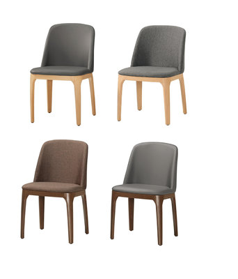 【zi_where】*Poliform Grace Chair~灰/咖啡色餐椅/單椅(復刻) $2059
