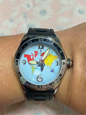 （母親節/520/530特價再打9折）瑞士CORUM崑崙GMT泡泡機械錶（只面交、可驗）