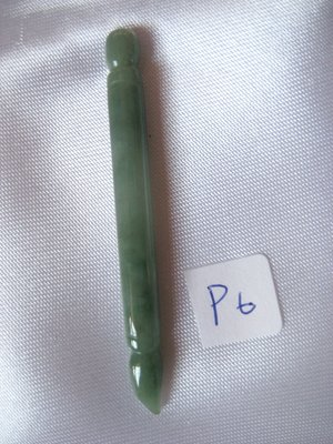 翡翠冰件玉筆 ⭐金壽藝品⭐ A貨冰種綠翡翠玉文昌筆  一枝獨秀 冰晶玉筆 P6