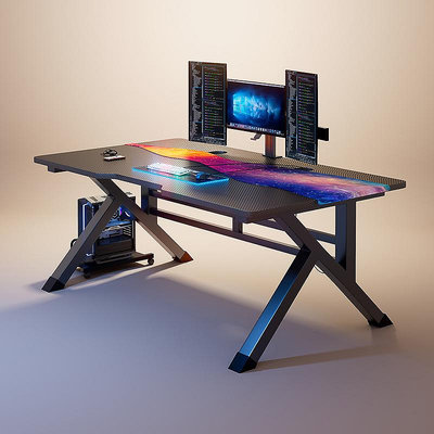 新品特惠*人體工學電腦桌台式家用電競桌椅臥室簡易桌工作台書桌學生辦公桌花拾.間