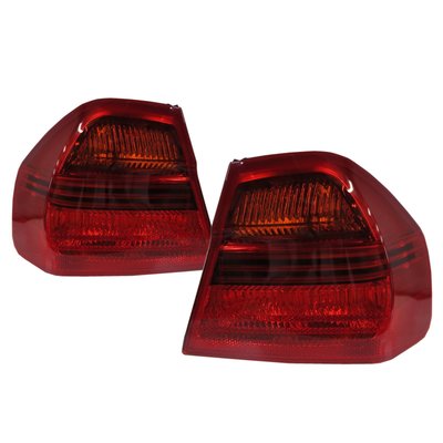 卡嗶車燈 BMW 寶馬 3-Series E90 04-08 晶鑽 尾燈 紅色