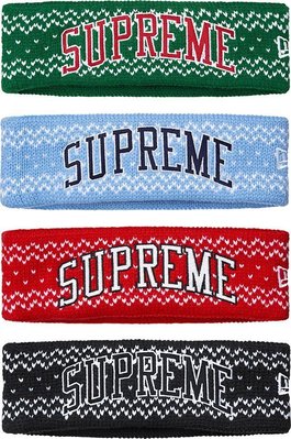 【日貨代購CITY】2017AW Supreme New Era Arc Logo Headband 頭帶 現貨