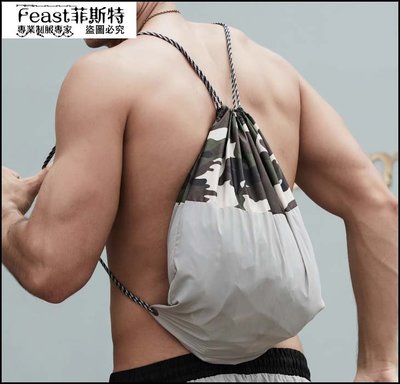 【Feast-菲斯特】-游泳包 收納袋休閒戶外速幹雙肩包 迷彩潮男運動袋S910