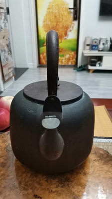 日本五郎三郎老銅壺提梁水注燒水壺