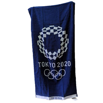 TOKYO 2020 東京奧運 會徽 浴巾 60 x 120 cm