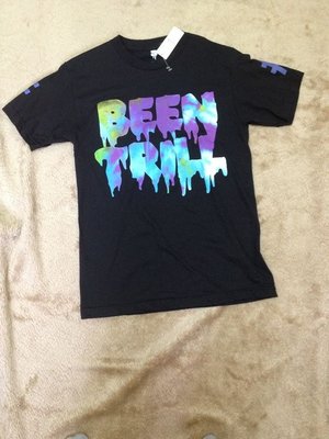 been trill 短t 黑 s號