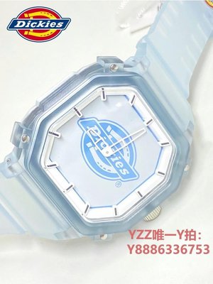 手錶Dickies薄荷糖小冰塊運動果凍手表女潮牌品牌學生情侶ins風CL-318-雙喜生活館