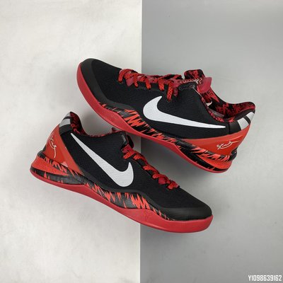 NIKE Zoom Kobe VIII 8 613959-002 紅黑色籃球鞋 男鞋