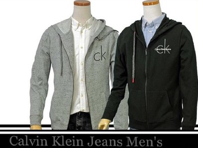 CALVIN KLEIN棉質連帽外套 外套 鋪棉外套 混色帶帽外套 凱文克萊 CK 男生-41F5301