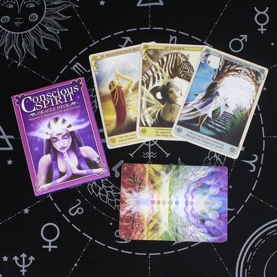 港灣之星-Conscious spirit oracle cards deck靈魂覺醒神諭卡占卜卡牌-規格不同價格不同
