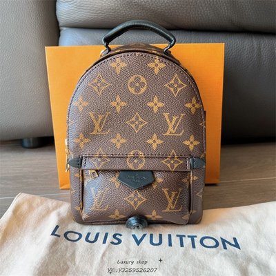 專櫃真品Louis Vuitton PALMS PRINGS MINI BACKPACK 後背包 LV M41562 新版