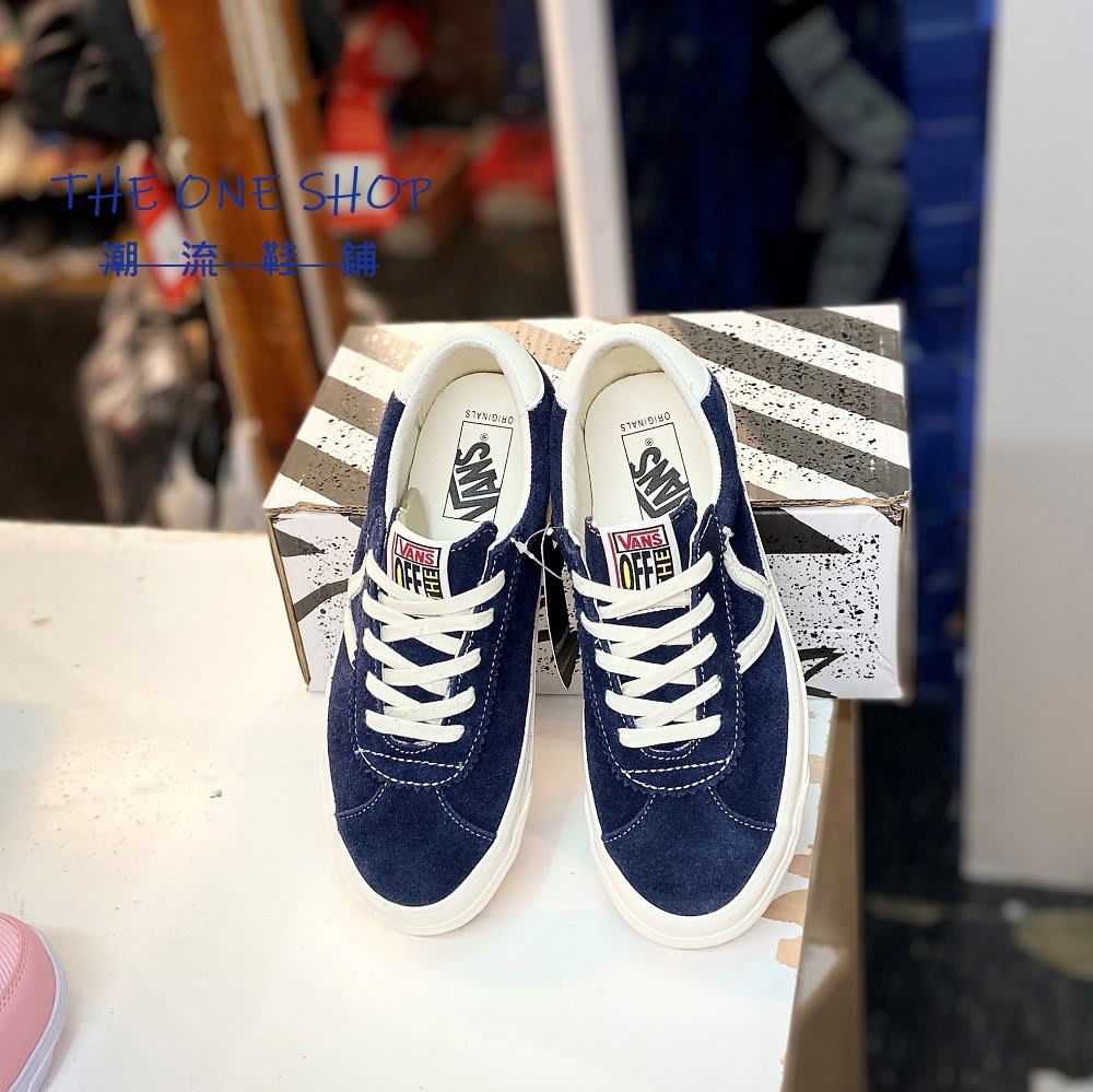 VANS Og Epoch Lx V V字藍色麂皮復古鞋墊板鞋滑板鞋帆布鞋 