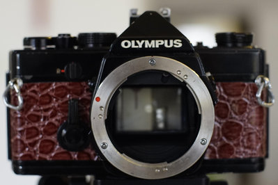 二手相機  奧林巴斯 om1 黑漆版，olympus om