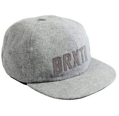 全新 現貨 Brixton Hamilton 皮革 調節式 棒球帽 老帽 復古 騎士 滑板 衝浪 淺雜灰