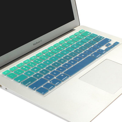 MTX旗艦店漸變色保護膜 適用蘋果筆電 MacBook Air Pro Retina 11 12 13 15吋 鍵盤膜 防塵防