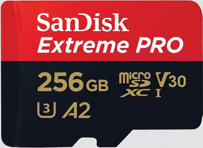 【SanDisk】Extreme PRO microSDXC R/W 200/140MB/S 256GB SDSQXCD