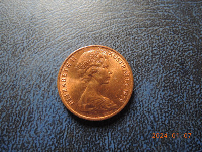 無底價  澳洲 澳大利亞 Australia 1979年1 cent 1分硬幣AU@992