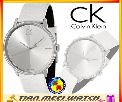 【天美鐘錶店家直營】【下殺↘超低價有保固】全新原廠CK Calvin Klein 經典簡約時尚 K2Y2X1K6