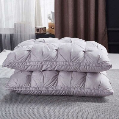 床包全棉枕芯床上用品家用立體扭花五星級羽絲絨枕頭單人枕芯
