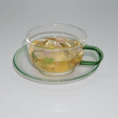 晴天咖啡☼ 花茶杯 160ml 臺灣製 耐熱玻璃杯 YAMA亞美 G