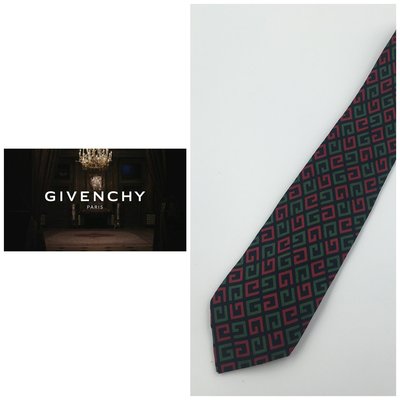【皮老闆二店】領250 寬8cm 二手正品 GIVENCHY  領帶