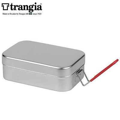 Trangia 瑞典方形鋁製便當盒/煮飯神器 Mess Tin TR-309 大紅把手 500309