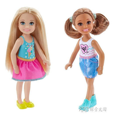 芭比娃娃Barbie芭比之俏麗小凱莉芭比娃娃套裝生日禮物兒童玩具