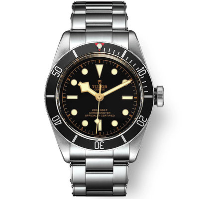 TUDOR BLACK BAY M79230N-0009 帝舵 41mm 黑色面盤 鉚釘鋼錶帶錶帶
