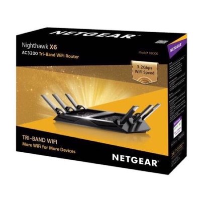 Netgear 夜鷹 X6 Nighthawk R8000 11ac 3200M極速 WIFI無線寬頻分享器 台灣1年保
