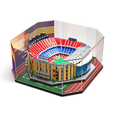 適用樂高10284巴塞羅那諾坎普球場巴薩展示盒模型展示柜防塵罩