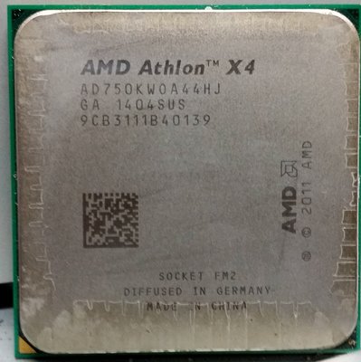 電腦水水的店~AMD Athlon X4 750 (四核心) FM2腳位/ 直購價 $150