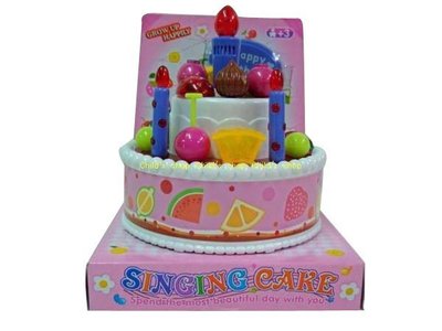 [Child's shop] 罩裝 會唱生日快樂歌的生日蛋糕~還可以吹臘燭唷~