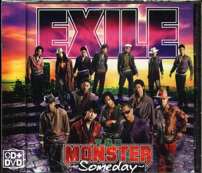 K - EXILE - The Monster - Someday - 日版 CD+DVD - NEW