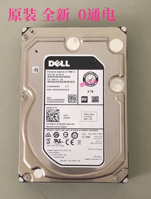 DELL戴爾8T 7.2K 3.5 SATA 256M ST8000NM0055 0T05HP 伺服器硬碟
