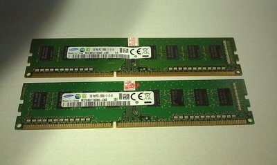 三星 2GB 1RX8 PC3-12800U 2G 1600 M378B5773QBD-CK0桌機機記憶體