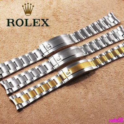 現貨熱銷-新品 勞力士錶帶鋼帶代用ROLEX男日誌型系列白色116333-72213錶鏈配件+SSS