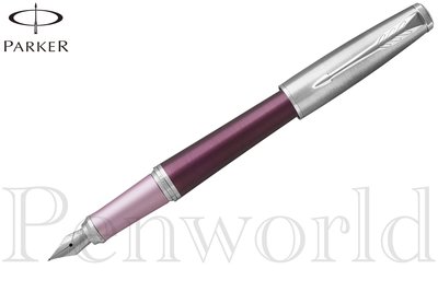 【Pen筆】PARKER派克 高尚紳士瑰麗人生白夾鋼筆F尖 P1931567
