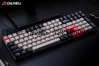 熱銷 腕托達爾優CK550機械鍵盤網吧電競游戲防水紅外青軸熱插拔CK5100 CK98 可開發票