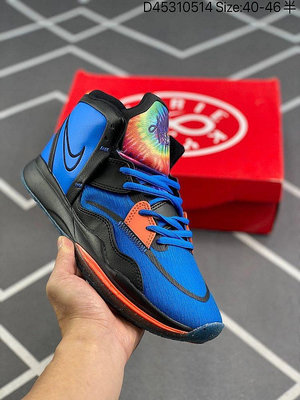 /Nike Kyrie 8 Infinity 歐文8代 藍橙黑 男子室內休閑運動中