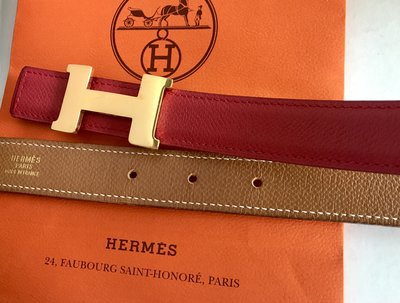 Hermes 附盒 適合25、26、27（62.5、65、67.5）一腰圍 女用H扣皮帶