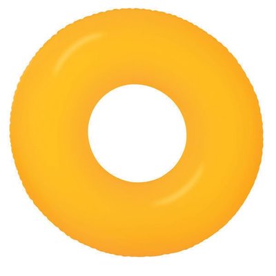 [衣林時尚] INTEX 91cm游泳圈 10歲以上 (霓橙)(保固一年) 59262