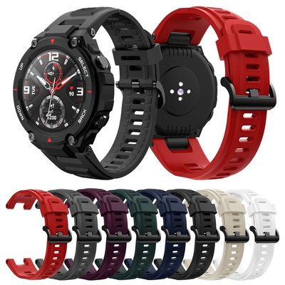 Huami Amazfit T-Rex 錶帶錶帶手鍊更換錶帶手錶配件的矽膠錶帶