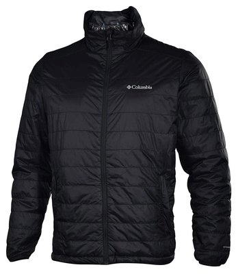 美國百分百【全新真品】Columbia 外套 夾克 哥倫比亞 輕羽絨 防風 口袋 休閒 黑色 XXL號 J688